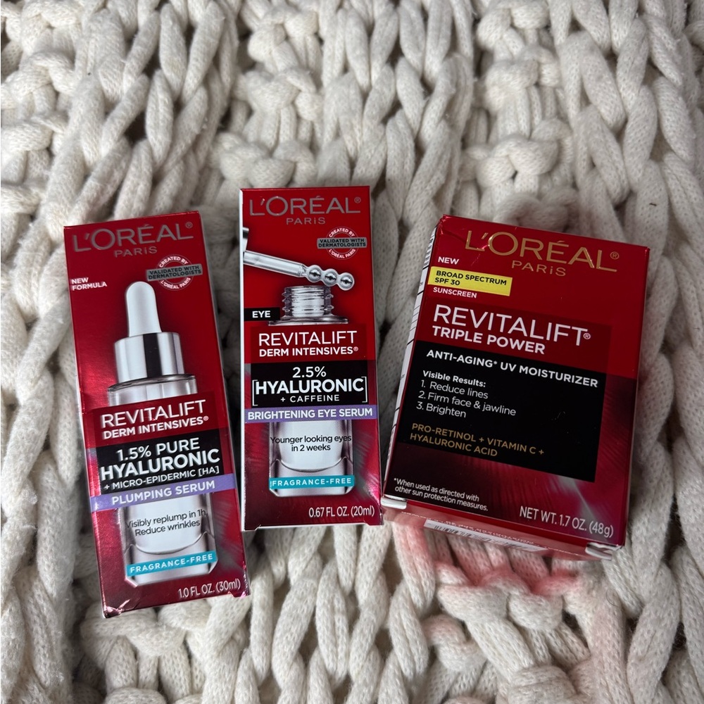 L'Oreal Revitalift Serum & Moisturizer Set